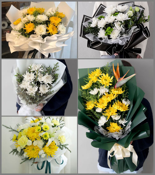 江苏泰州泰兴市宣堡镇白事花束代送